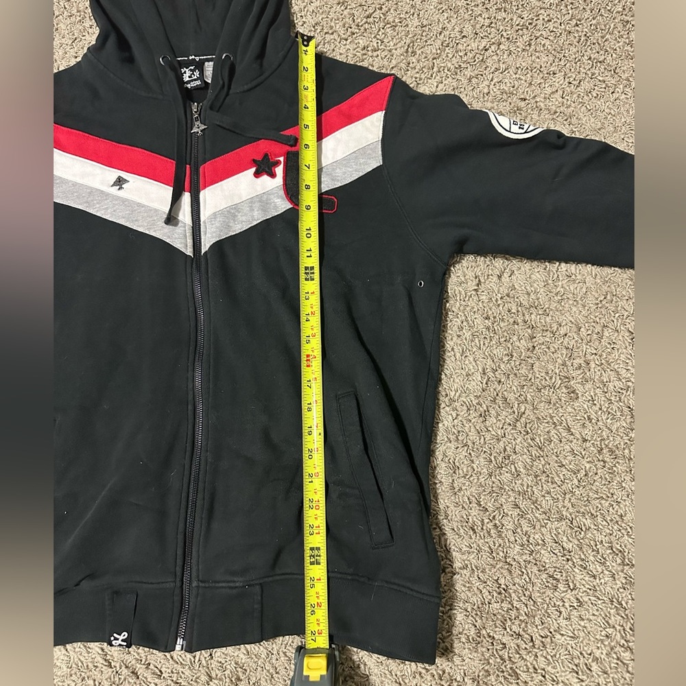 Black and Red Men's Hoodie - Picture 5 of 6
